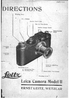 Leica 2 manual. Camera Instructions.